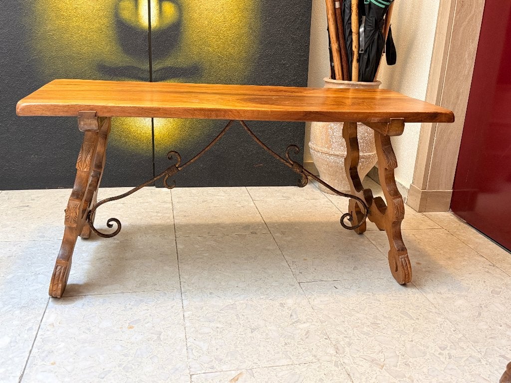 Table basse en bois, Maison & Meubles, Suisse, campagne, vintage., Comme neuf, Enlèvement, Rectangulaire