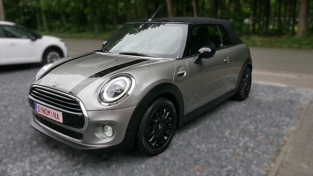 MINI COOPER CABRIO 1.5A 136PK AUTOM. 2019 35DKM 12M GARANTIE, Auto's, Mini, Stof, Euro 6, 3 cilinders, Zilver of Grijs