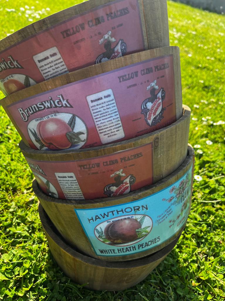Decoratie bakjes vintage, Ophalen, Nieuw