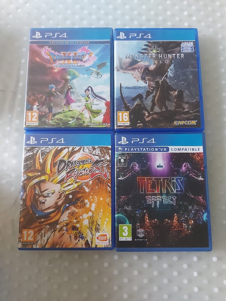 Lot 4 Jeux PS4 N 2, Enlèvement ou Envoi, À partir de 7 ans, Aventure et Action, Comme neuf