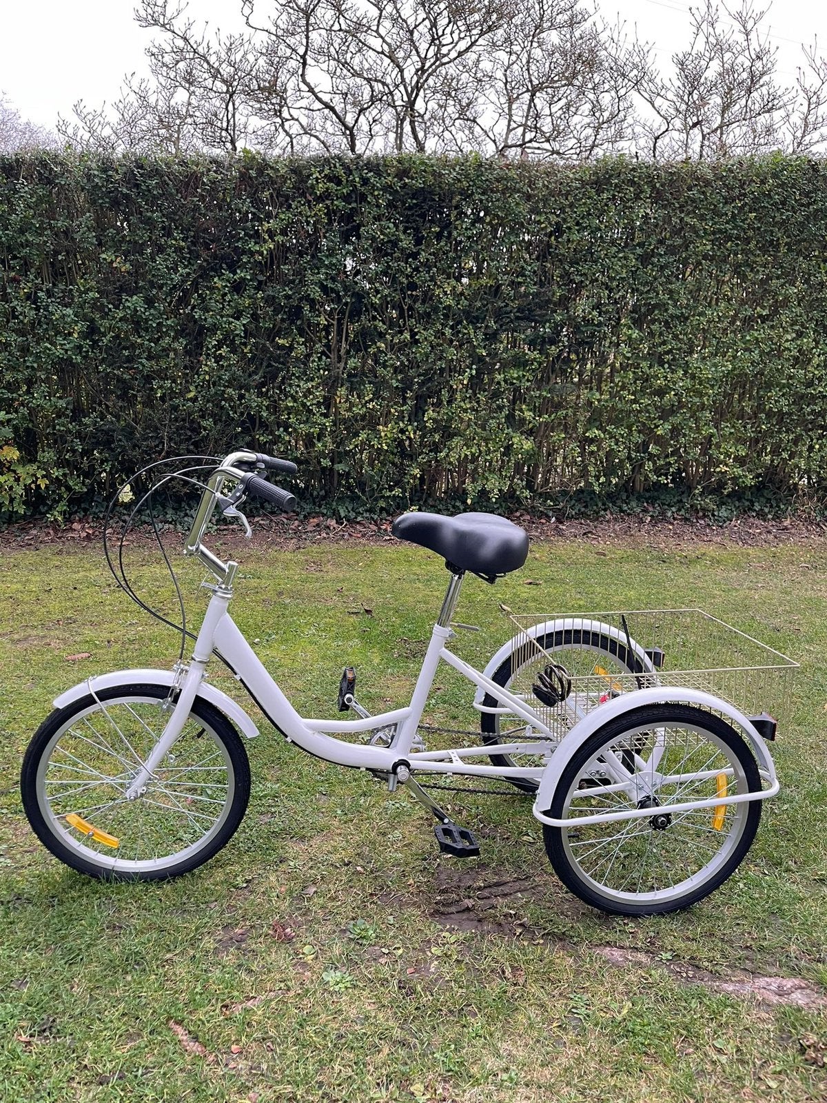 Witte driewieler voor volwassenen, Fietsen en Brommers, Ophalen, Zo goed als nieuw
