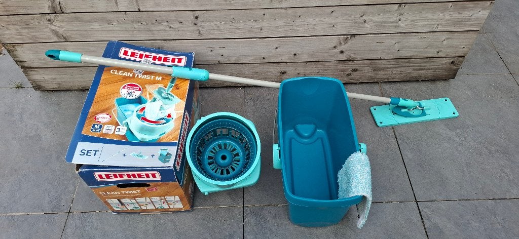 leifheit vloerwisser clean twist m, Enlèvement, Seau, Bac ou Chariot à balais