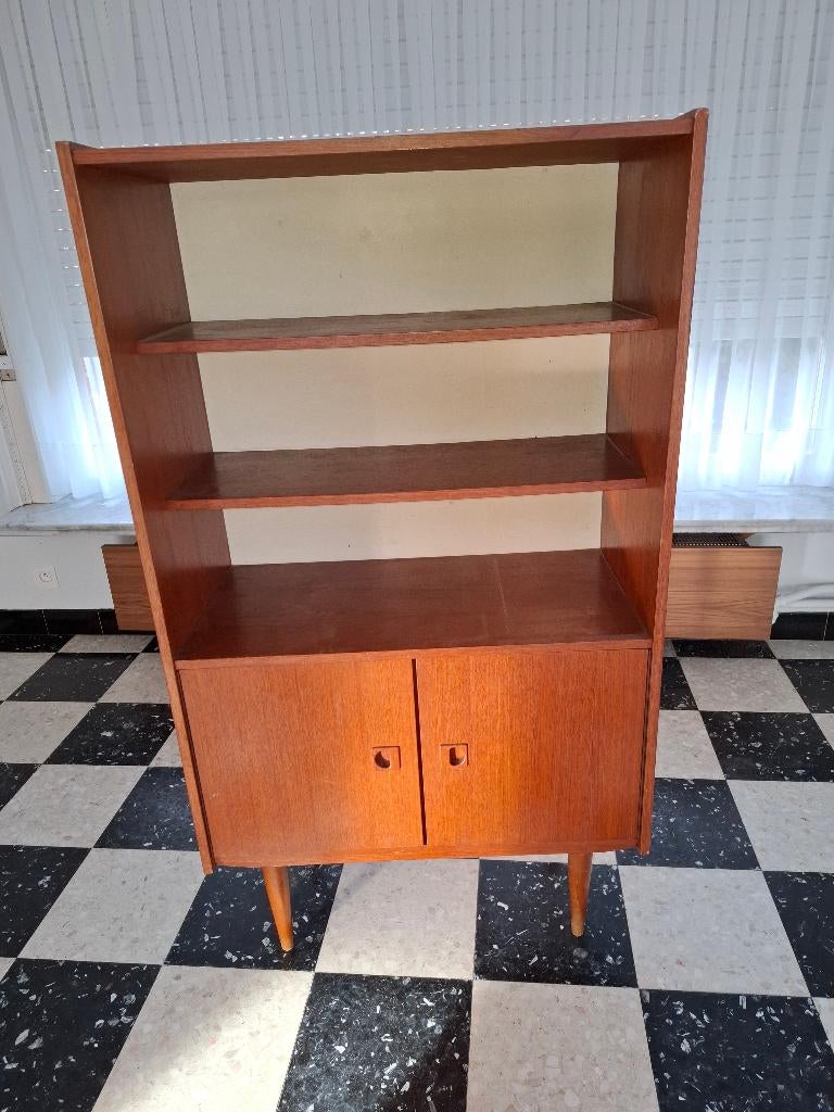 Vintage boekenkast, Huis en Inrichting, Ophalen, 100 tot 150 cm, Vintage, 50 tot 100 cm