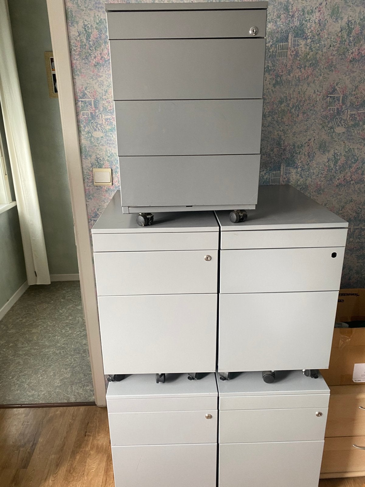 Bureau ladekastjes, Avec serrure, Moins de 100 cm, Enlèvement, Utilisé