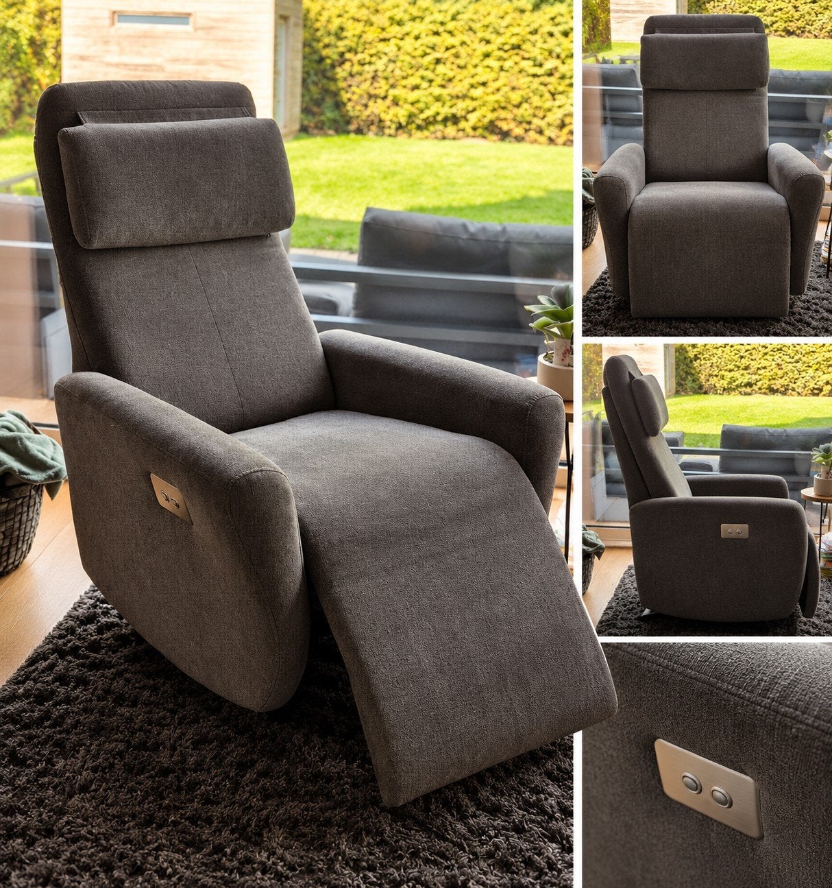 Aussi bon que le nouveau fauteuil inclinable électrique — Li, Enlèvement, 50 à 75 cm, Modern en Stijlvol, Tissus
