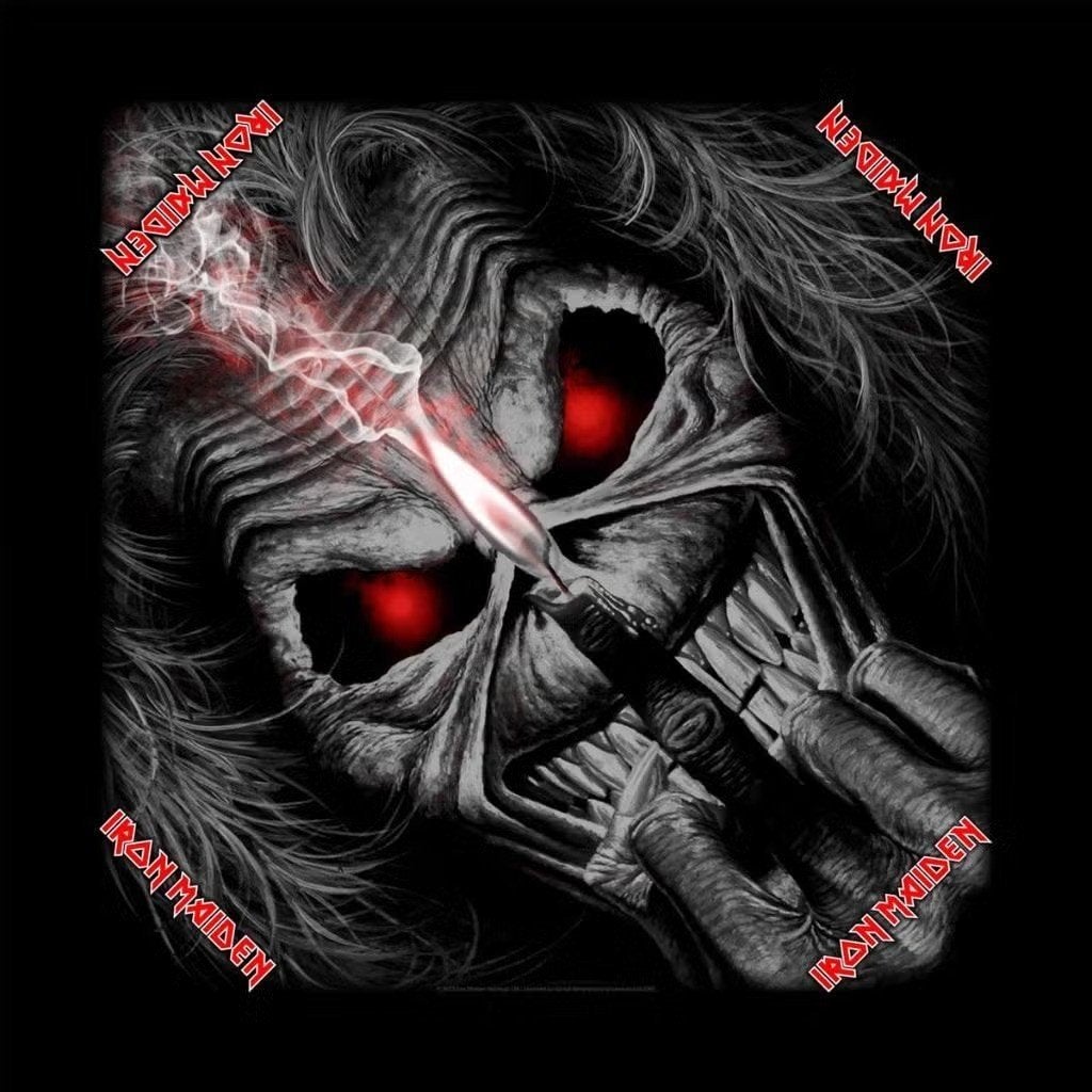 Iron Maiden - Eddie Candle Finger - Bandana off. merchandise, Ophalen of Verzenden, Nieuw