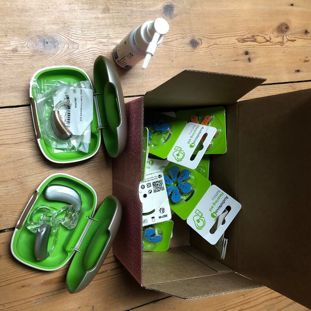 Appareils auditifs PHONAK - Audionova - Excellent état, Enlèvement ou Envoi, Comme neuf, Autres marques, Sans fil