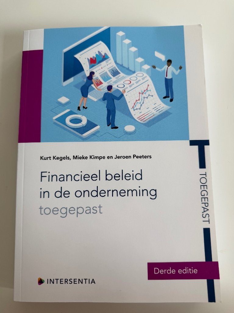 Financieel beleid in de onderneming, Ophalen of Verzenden, Zo goed als nieuw