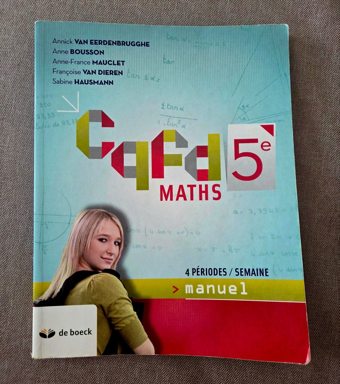 CQFD 5e Maths De Boeck, Livres, Enlèvement ou Envoi, Comme neuf, Secondaire, De boeck