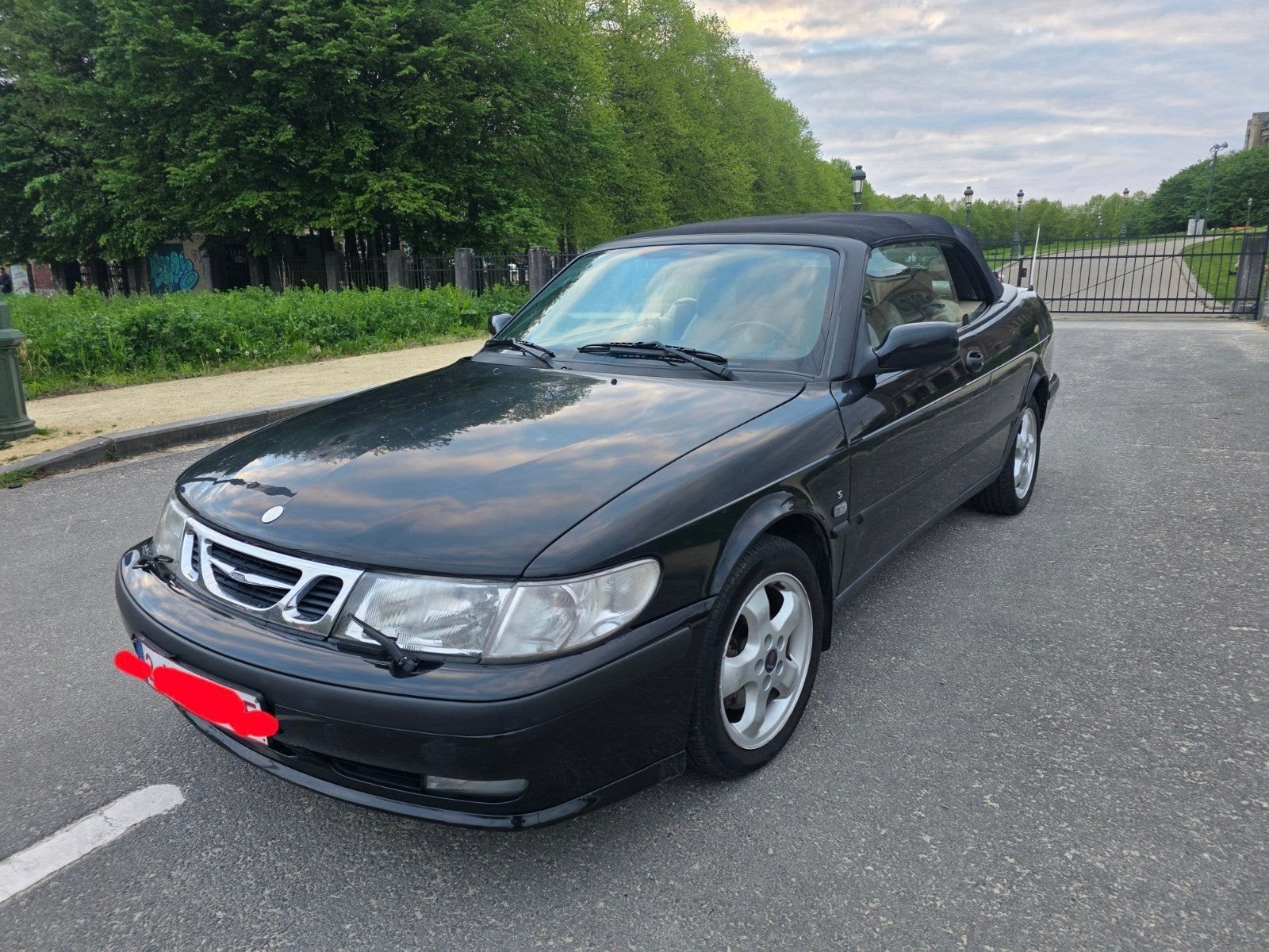 Saab 9 3 cabriolet 2001 essence Automatique, Auto's, Automaat, Cabriolet, Particulier, Te koop