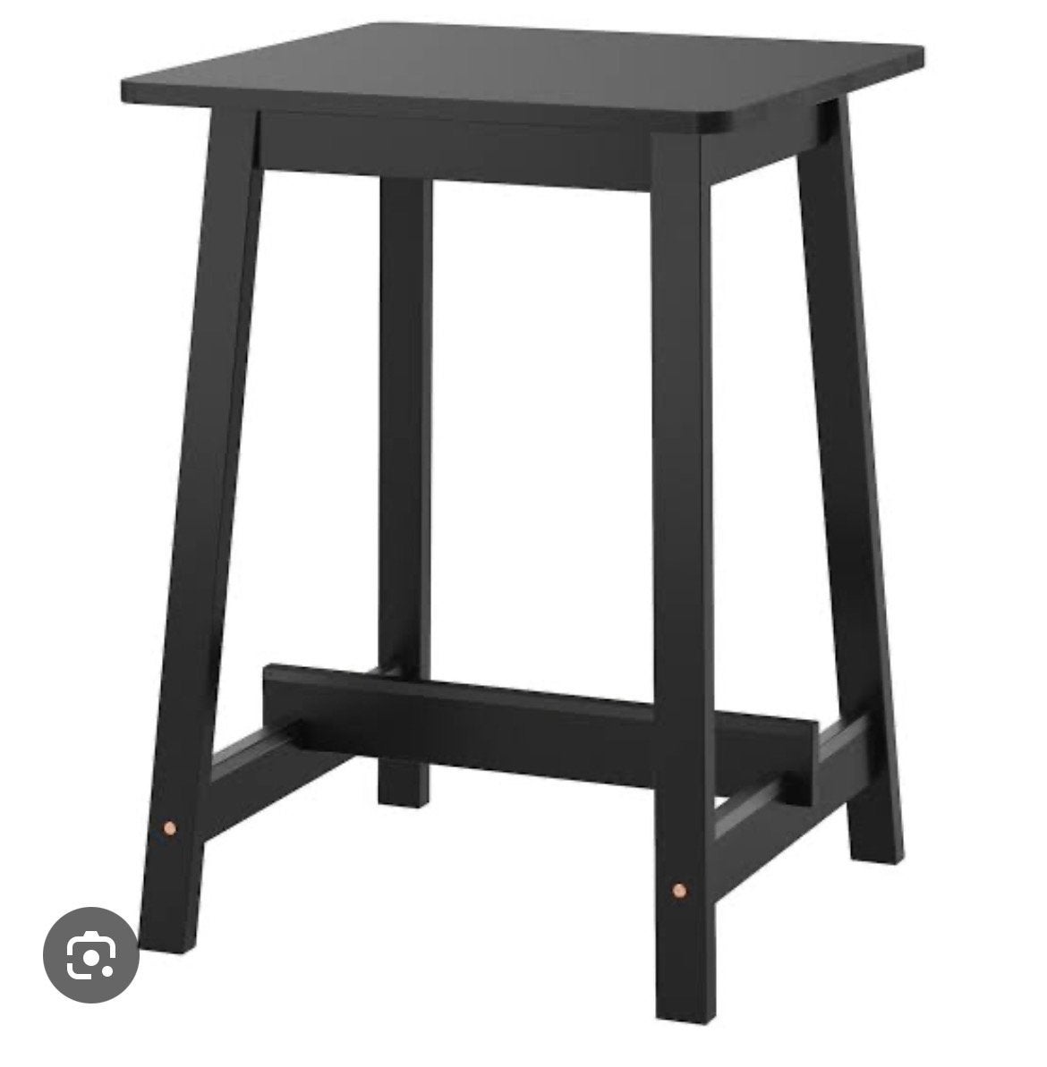 IKEA NORRÅKER Barset: Bartafel + 2 krukken (Zwart), Huis en Inrichting, Ophalen, Gebruikt