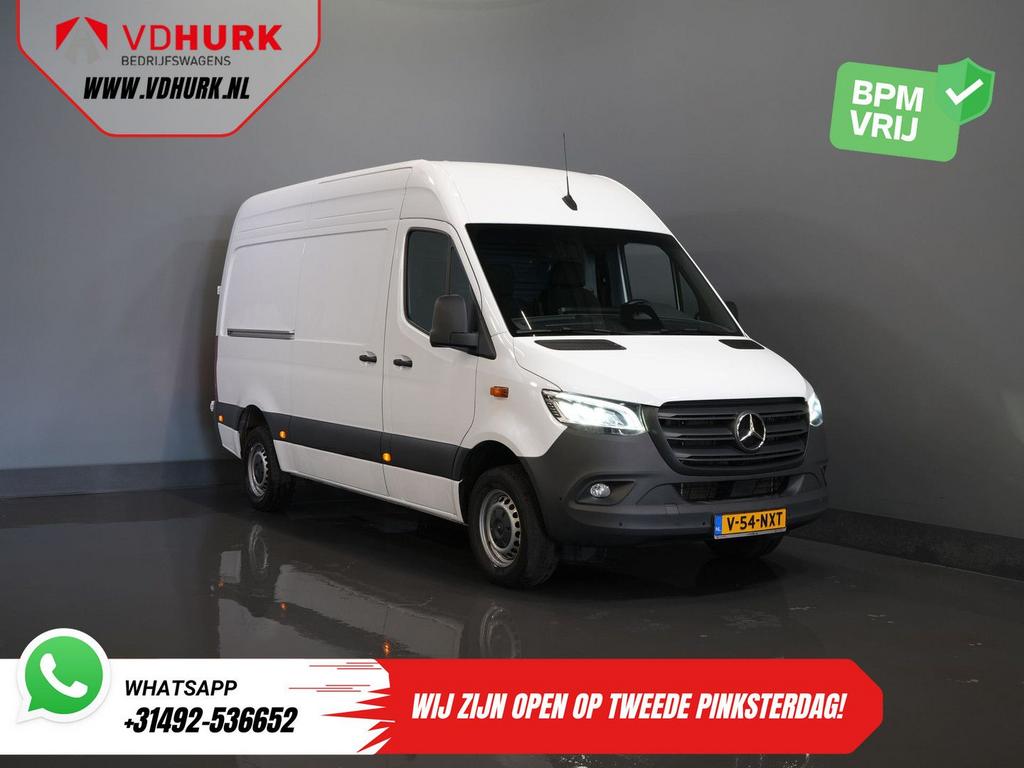 Mercedes-Benz Sprinter 317 CDI Aut. L2H2 3.5t Trekverm./ LED, Auto's, Automaat, Parkeersensor, Wit, Mercedes-Benz
