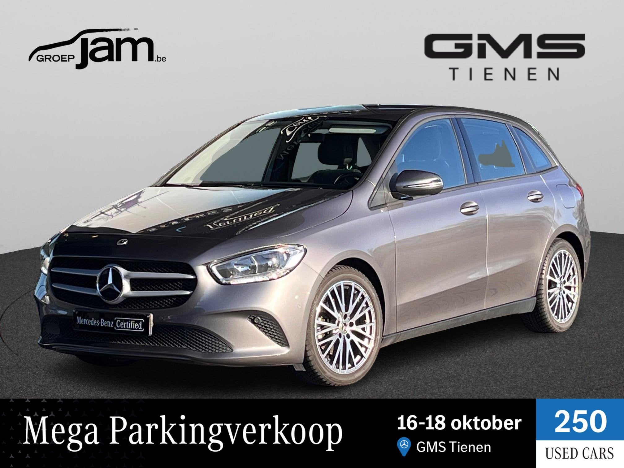 Mercedes-Benz B-klasse 180 met trekhaak, Auto's, Gebruikt, 4 cilinders, 136 pk, Electronic Stability Program (ESP)