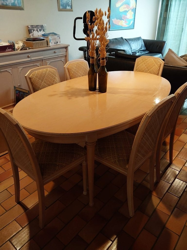 Eetkamerset, Ophalen, Gebruikt, 6 tot 8 stoelen