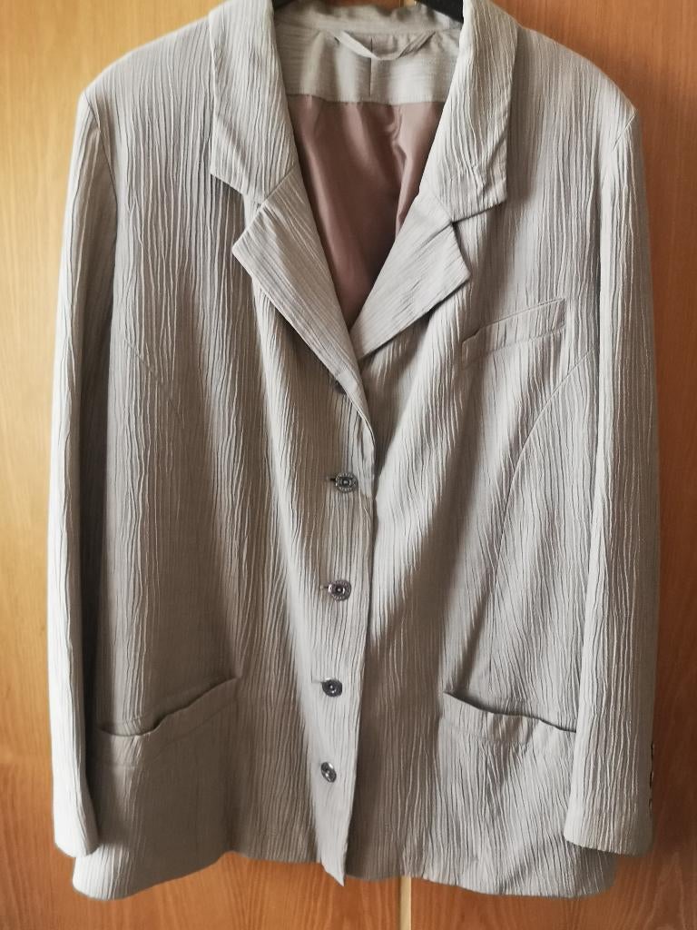 Lichtkaki blazer maat L, Ophalen of Verzenden, Maat 42/44 (L)