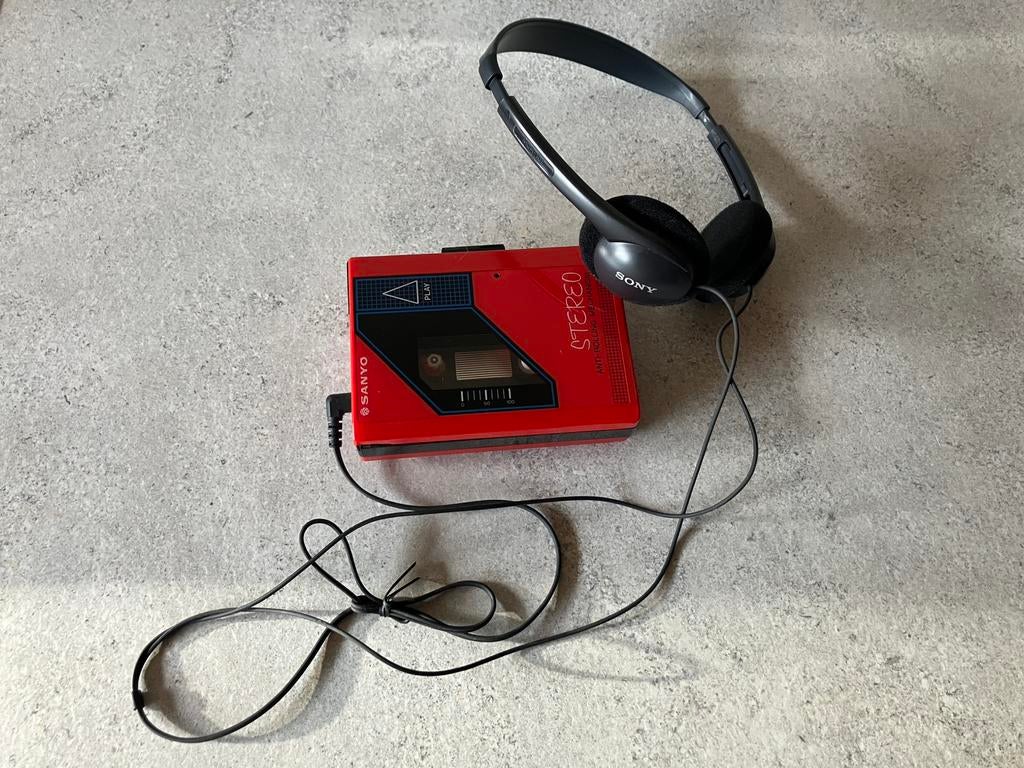 Vintage walkman Sanyo, Ophalen of Verzenden, Walkman