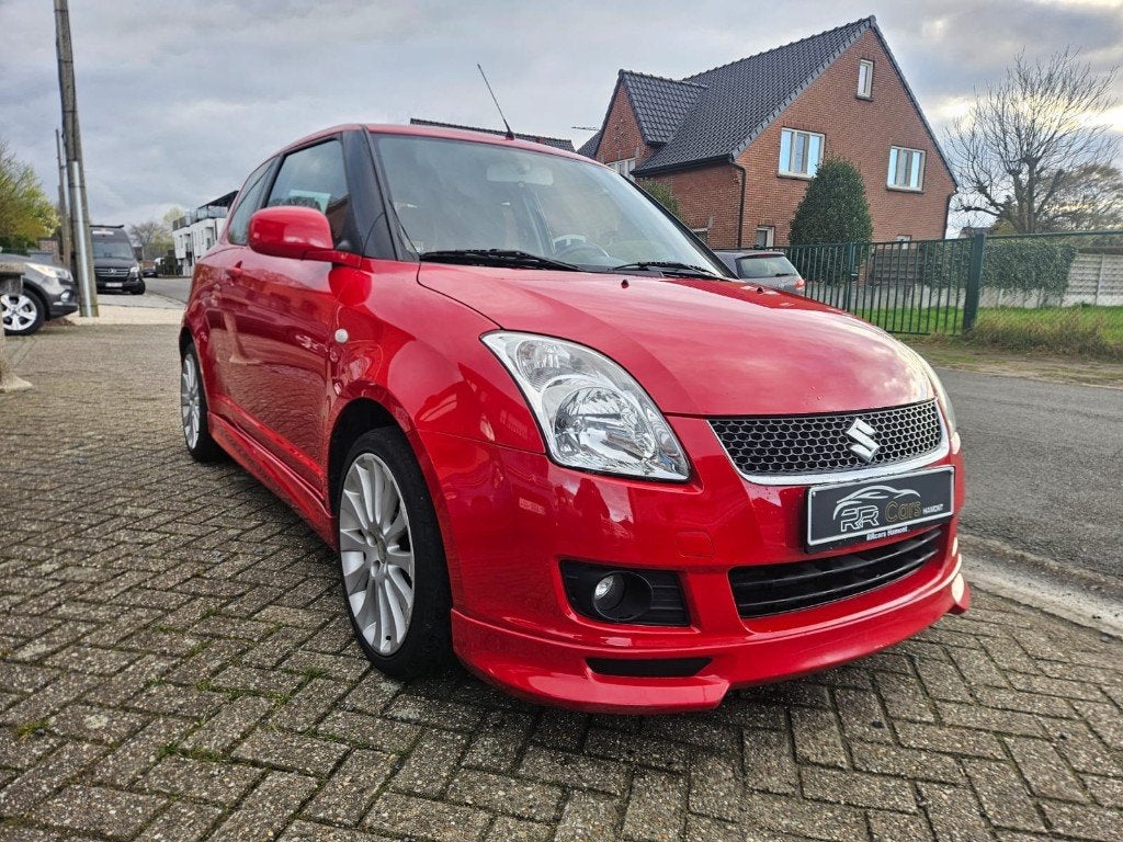 SUZUKI SWIFT/2008/benzine/92DKM/gekeurd/Garantie, Autos, Suzuki, Rouge, Achat, 140 g/km, 4 portes