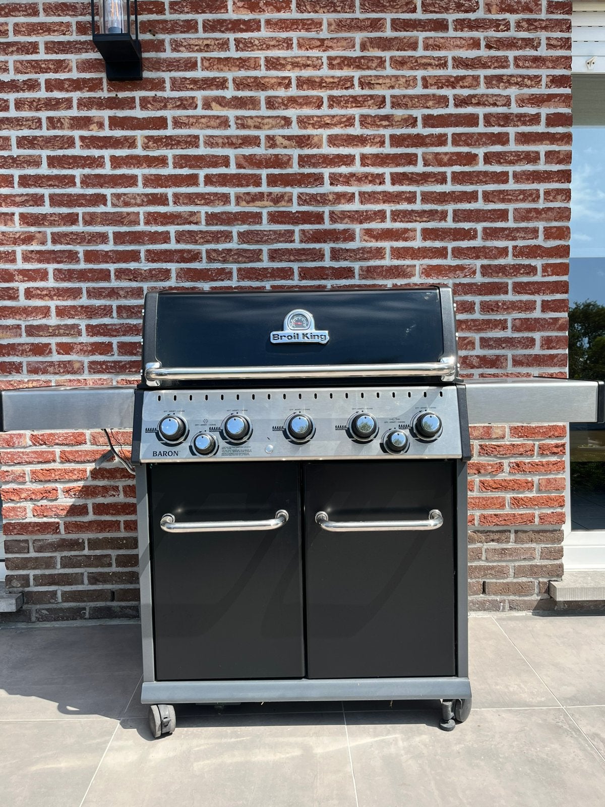 Gasbarbeque Broil king Baron, Enlèvement, Utilisé