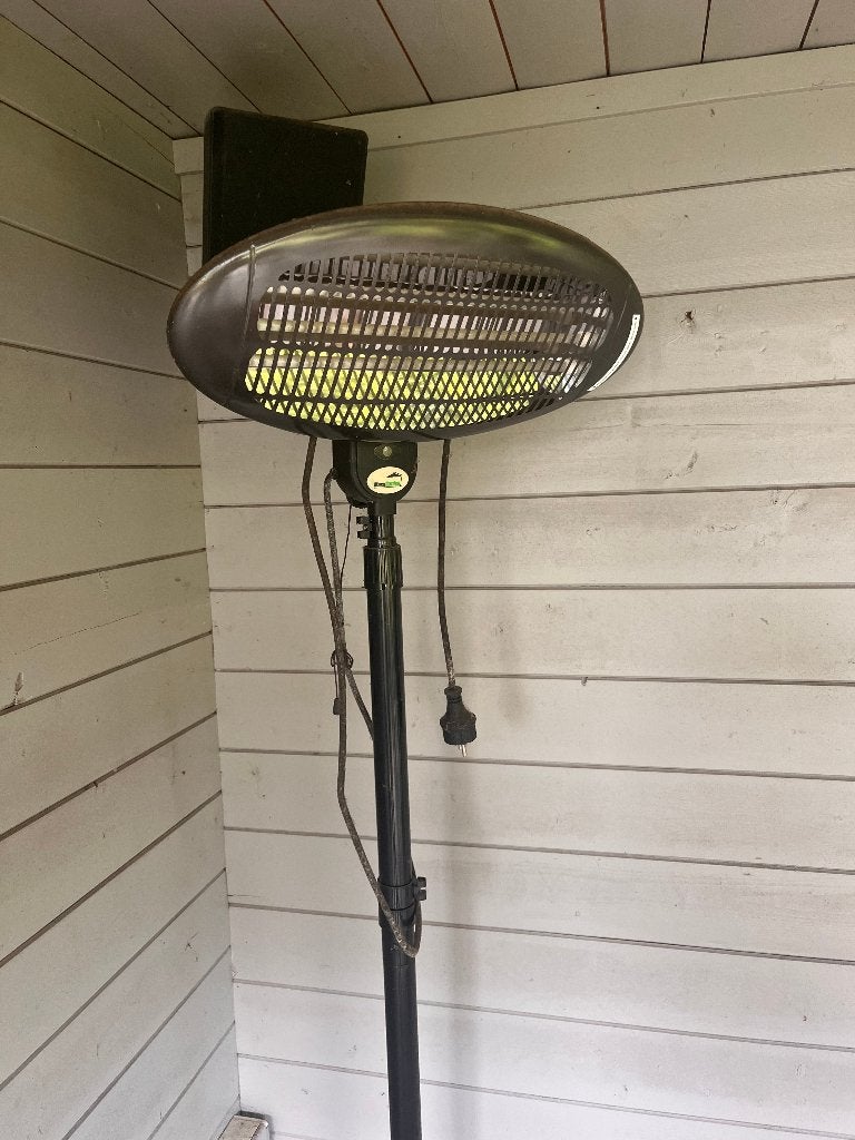 Terrasverwarmer, Tuin en Terras, Terrasverwarmers, Draaibaar, Vloer, Zo goed als nieuw, Ophalen