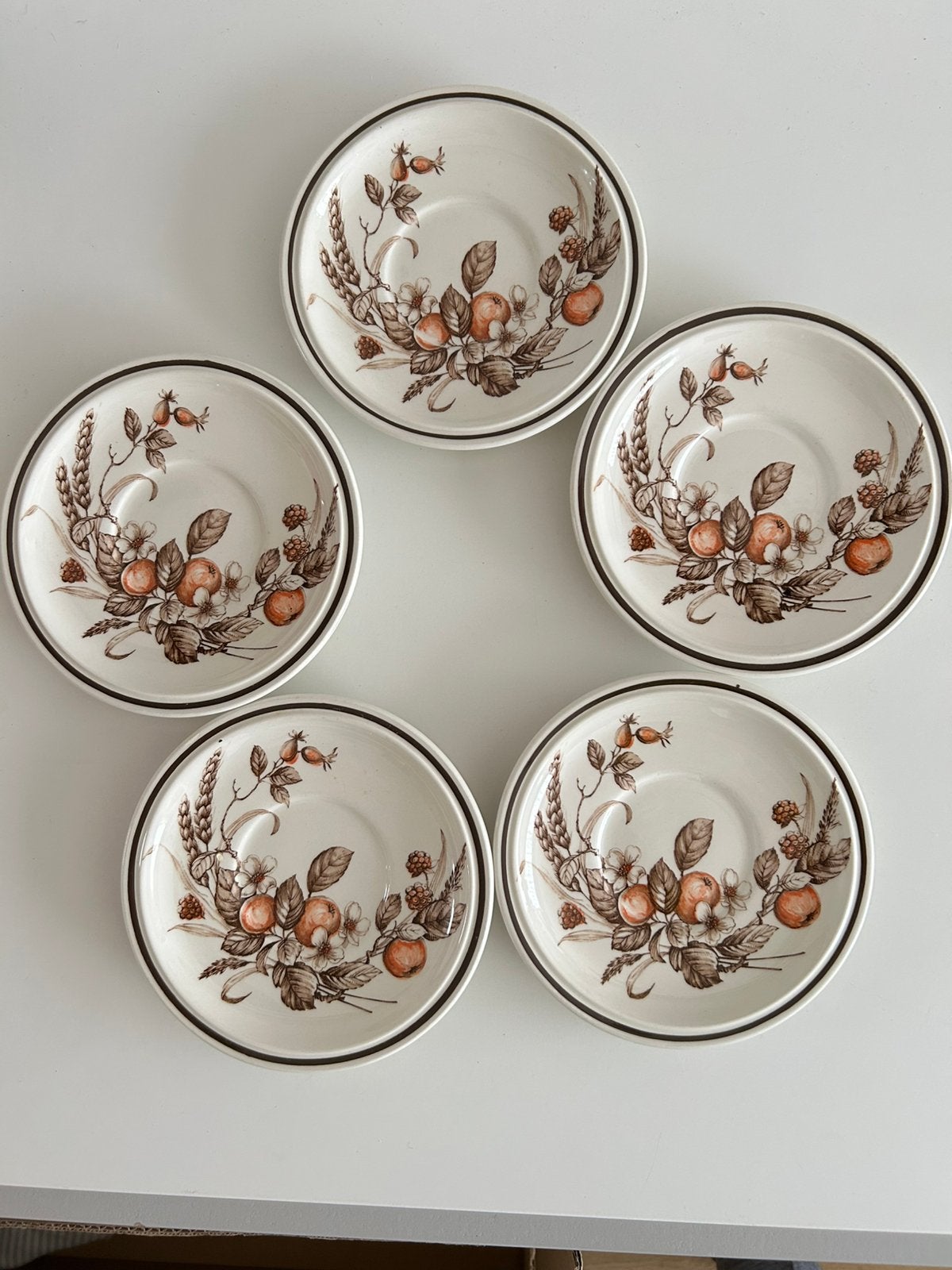 5 ondertasjes Royal Tudor/Crown Harvest, Ophalen of Verzenden