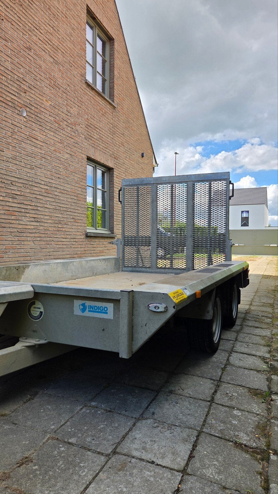 Hapert Machinetransporter aanhangwagen 3500 kg, Ophalen, Gebruikt