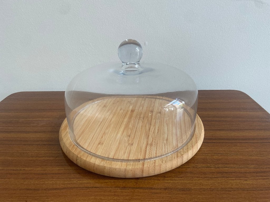 Kaasstolp, Huis en Inrichting, Voorraadpot, Ophalen, Gebruikt, Glas