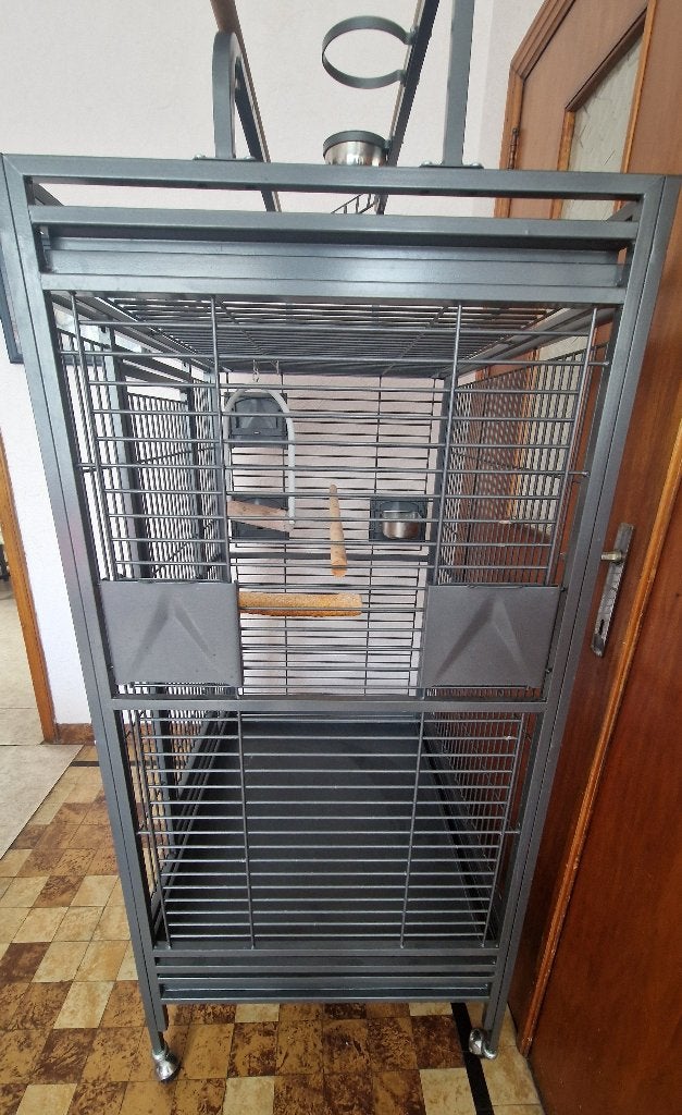 Cage Perroquet (Gris du Gabon...), Enlèvement, Utilisé, Métal, Cage à oiseaux