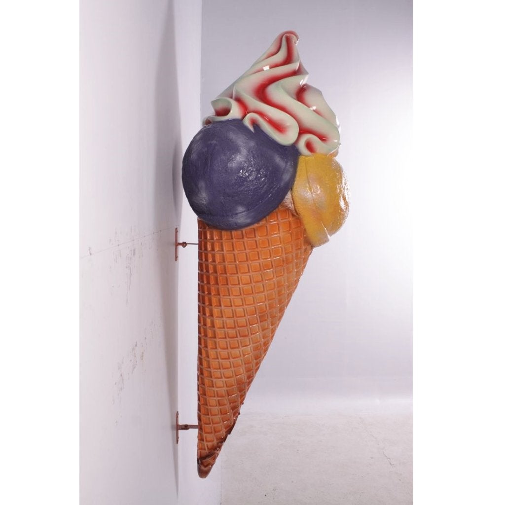 Hangend schepijsje XXL 215 cm - gevel ijsje schepijs, Ophalen, Nieuw