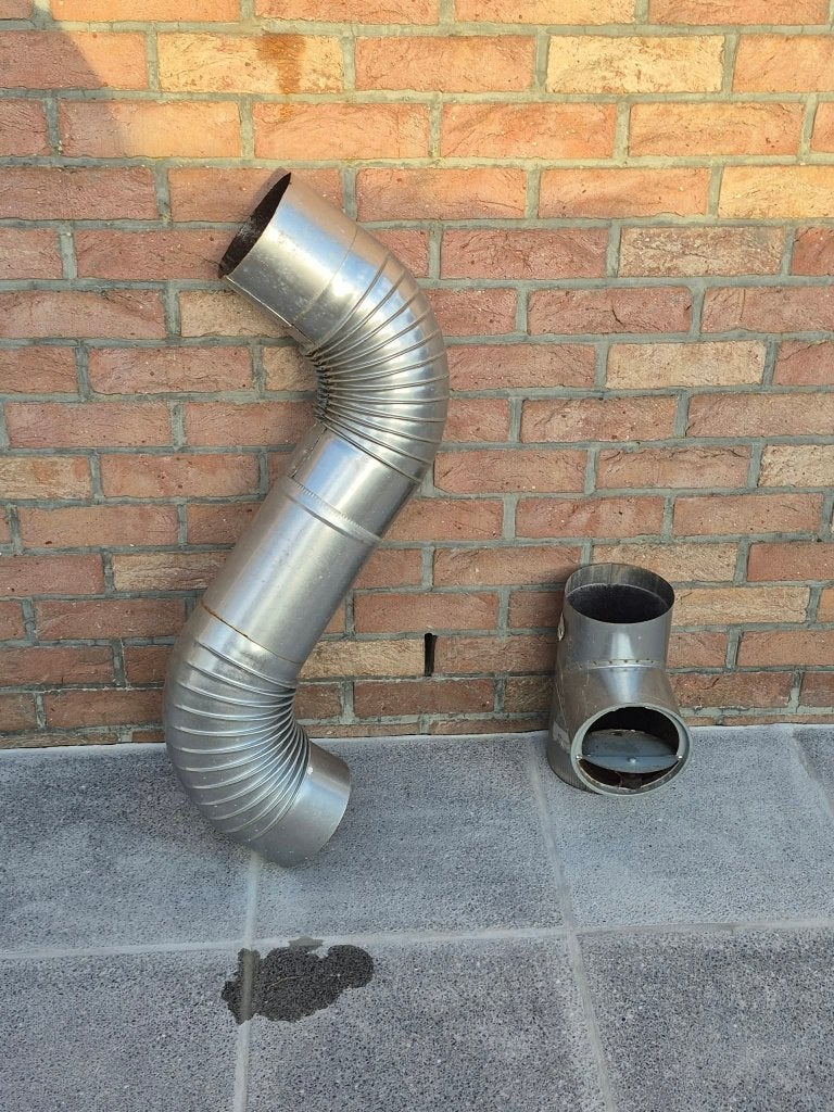 Tuyaux métalliques à vendre, Inox, 80 mm ou plus, Enlèvement, Moins de 2 mètres