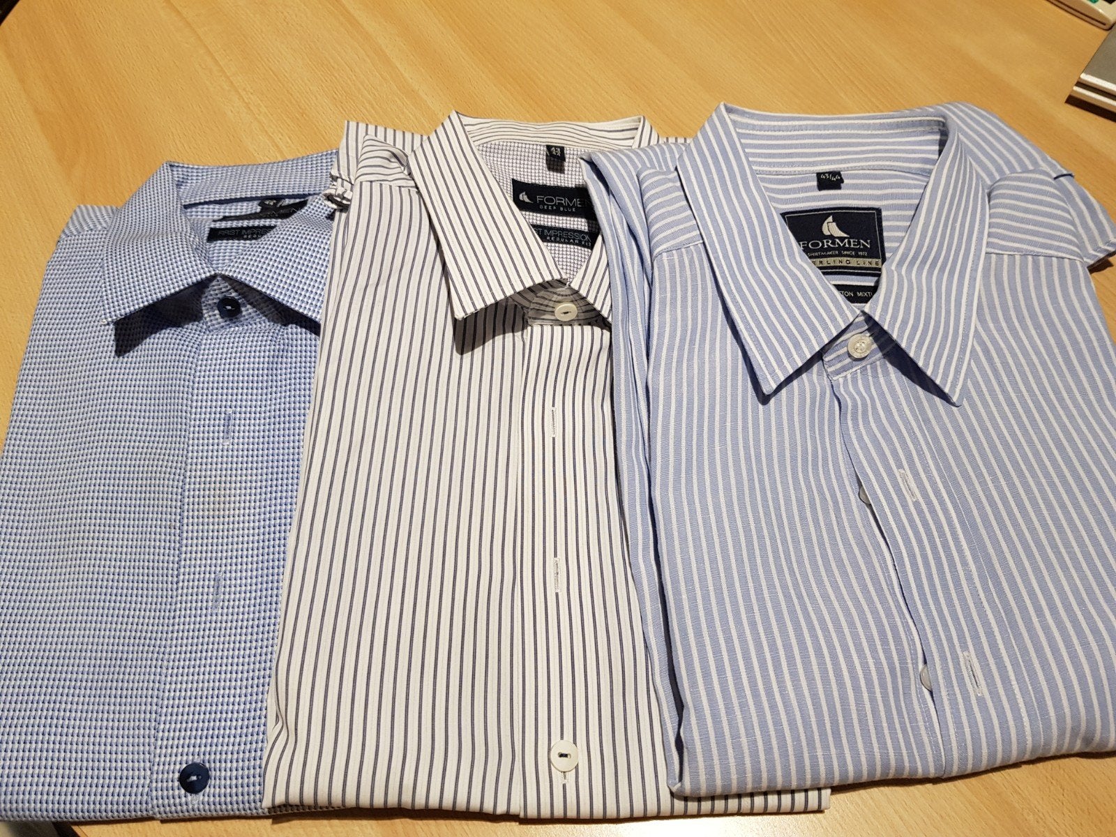 Overhemden State of Art, Formen, Tommy Hilfiger - maat XL, Blauw, Zo goed als nieuw, Halswijdte 43/44 (XL), Diverse