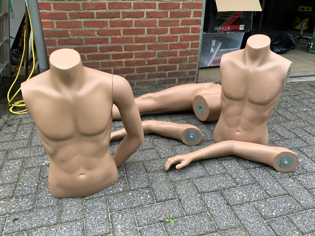 Mannequinpoppen, paspoppen, Ophalen, Gebruikt
