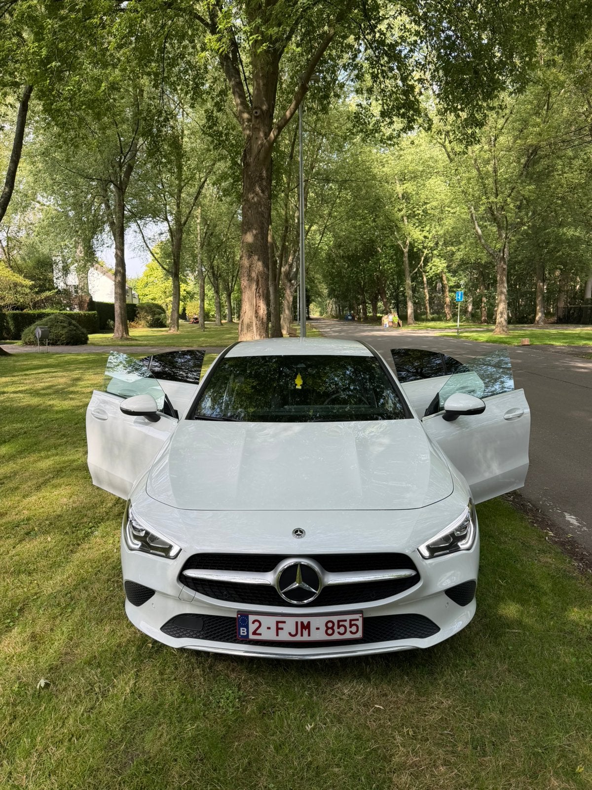 Te Koop - Mercedes CLA 180 Coupe, Auto's, Automaat, CLA, Achterwielaandrijving, Wit