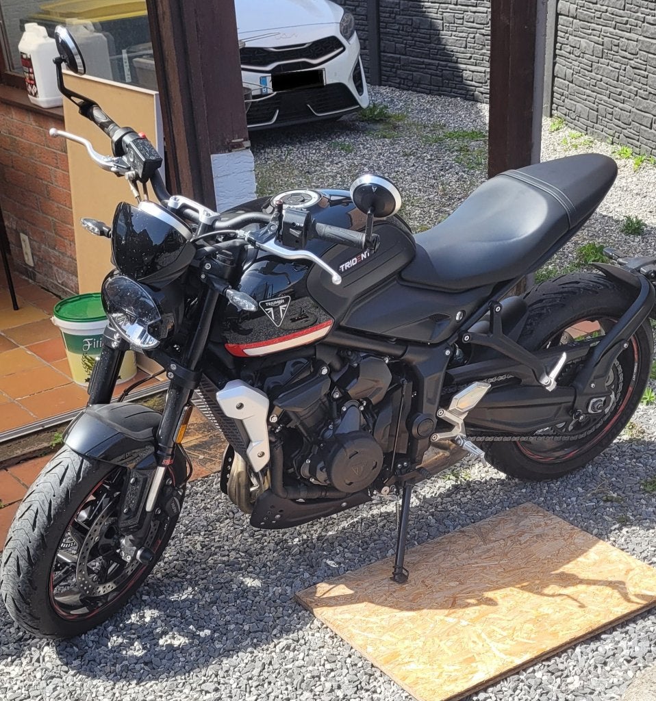 Triump Trident 660, Motos, Motos | Triumph, Particulier, Naked bike, plus de 35 kW, 3 cylindres, Permis Moto A, ABS, Éclairage LED