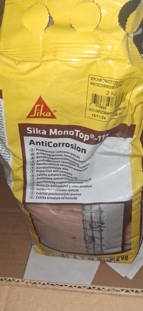 Sika Monotop AntiCorrosion, Enlèvement, Utilisé