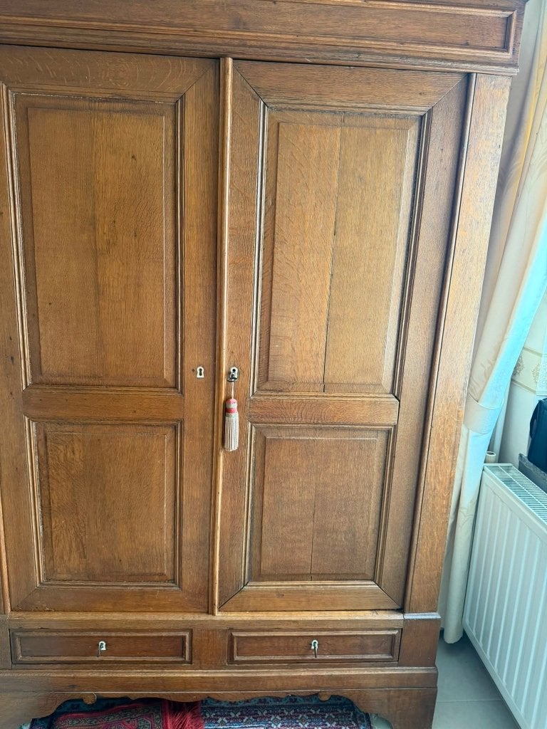 Houten antieke kast, Antiek en Kunst, Ophalen