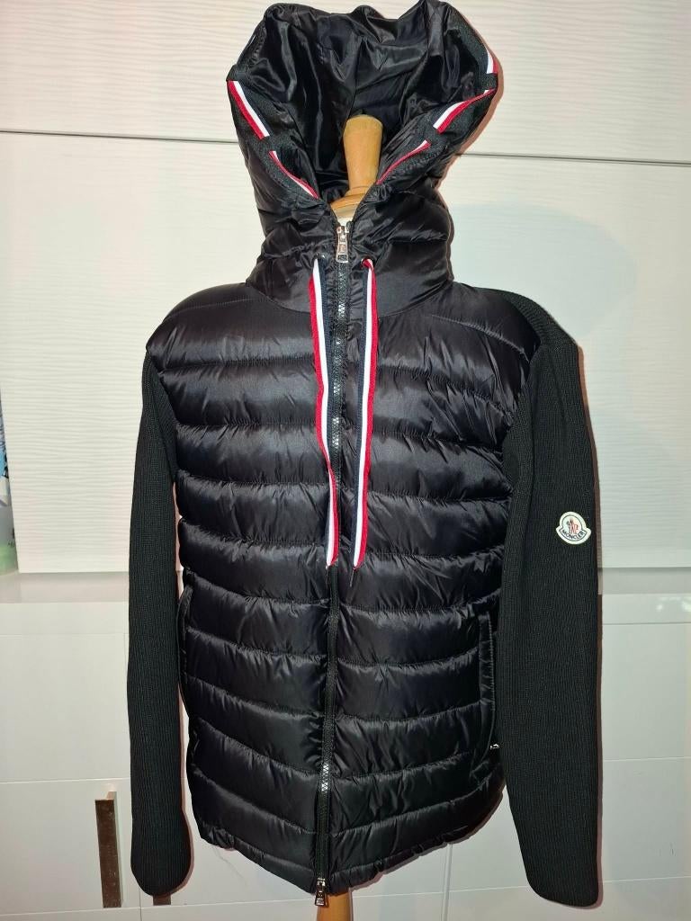 Moncler Jas, Maat 52/54 (L), Moncler, Zwart, Ophalen of Verzenden