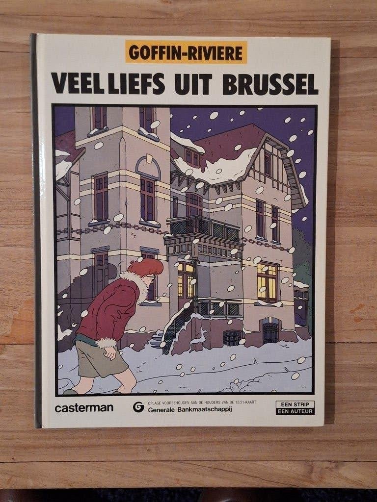 Thierry Laudacieux: veel liefs uit Brussel (HC), Eén stripboek, Ophalen of Verzenden, Zo goed als nieuw