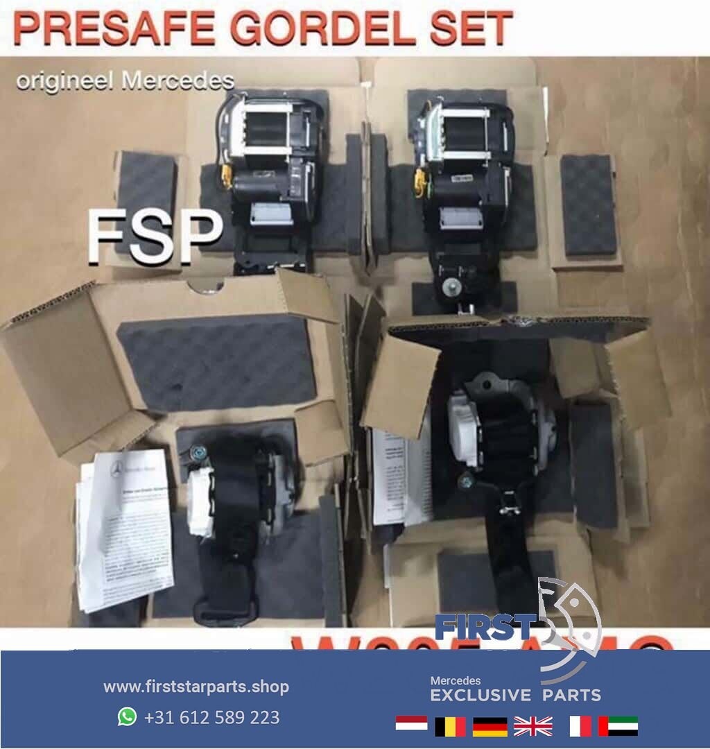 W205 C43 C63 AMG Gordel SET 4x Mercedes C Klasse GORDELS  zw