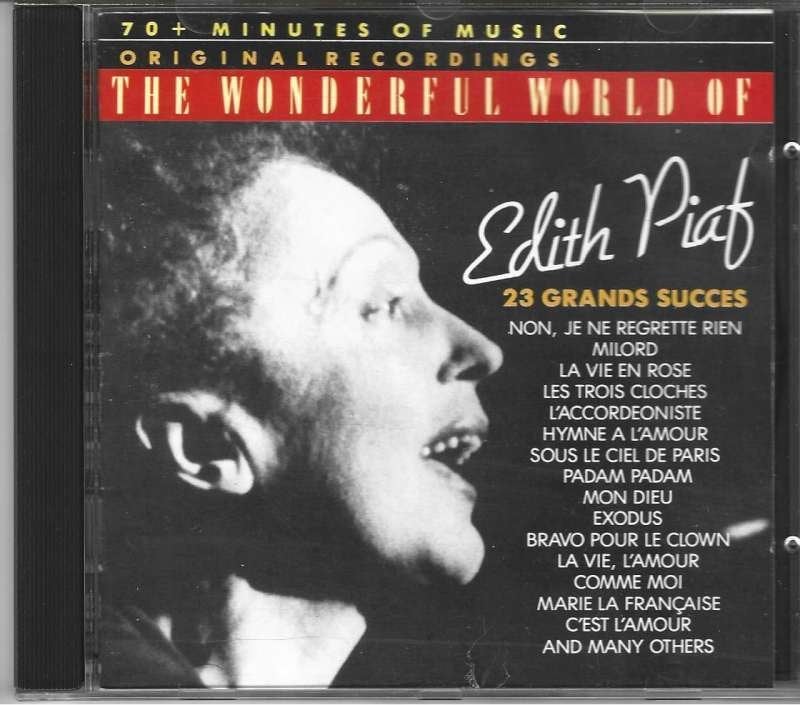 CD Edith Piaf – The Wonderful World Of Edith Piaf, CD & DVD, CD | Francophone, Enlèvement ou Envoi, Comme neuf, Chanson, Album