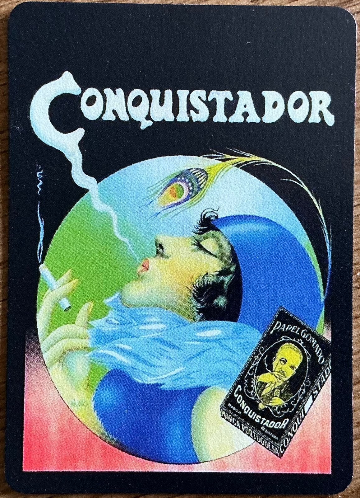 CIGARETTES CONQUISTADOR EN SOIE, Collections, Enlèvement ou Envoi, Comme neuf, Carte(s) à jouer