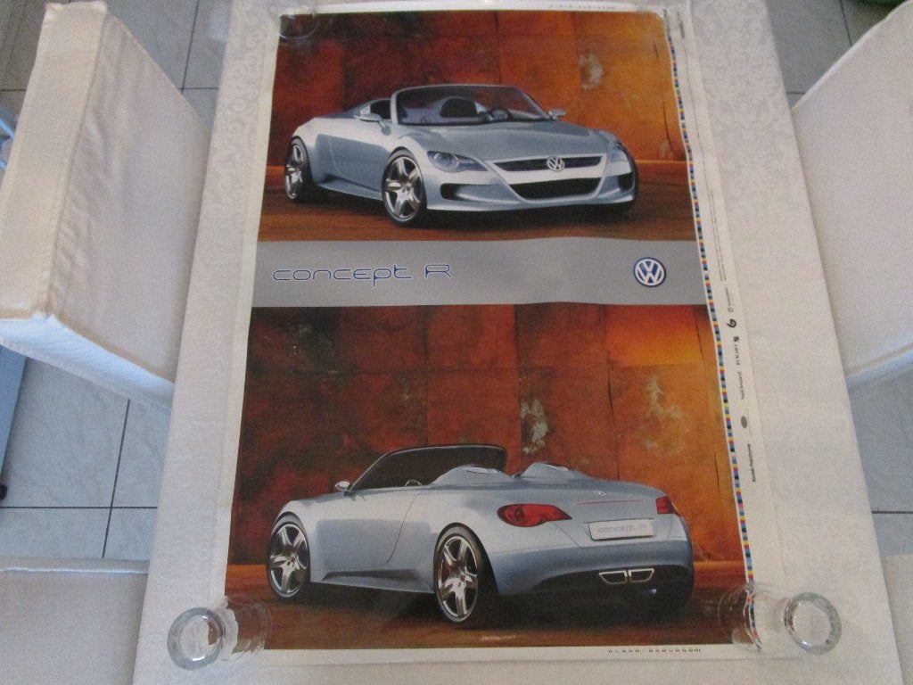 poster VW concept car 2004, Ophalen, Gebruikt, Overige onderwerpen