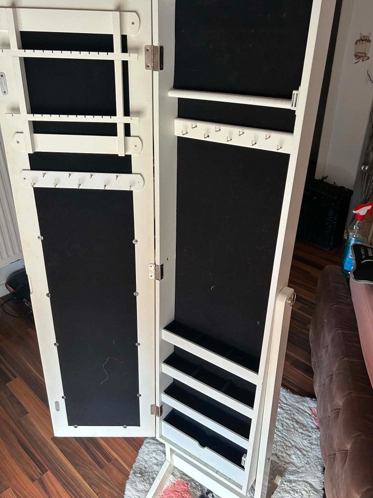 Armoire miroir à bijoux, Maison & Meubles, Enlèvement, Utilisé