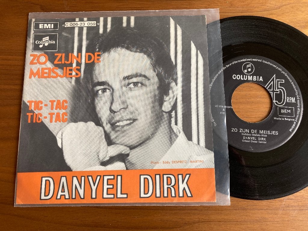 Danyel Dirk – Zo Zijn de Meisjes, Enlèvement ou Envoi, 7 inch, En néerlandais