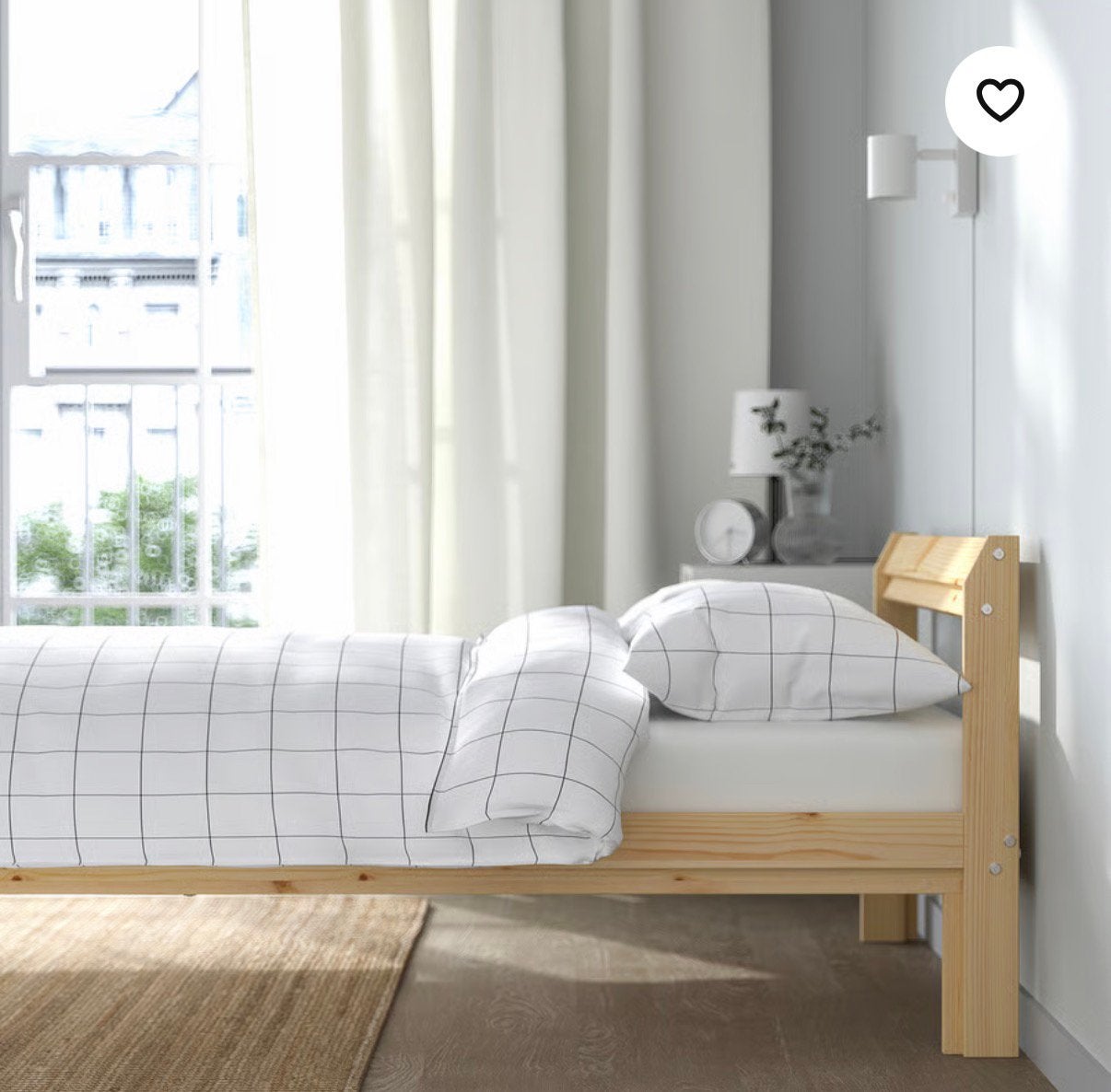 Bed IKEA NEIDEN (90 * 200), 90 cm, Beige, Enlèvement, 200 cm