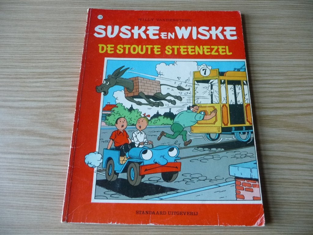 Suske & Wiske 178. De stoute steenezel EERSTE DRUK €3, Boeken, Willy Vandersteen, Eén stripboek, Ophalen of Verzenden, Zo goed als nieuw
