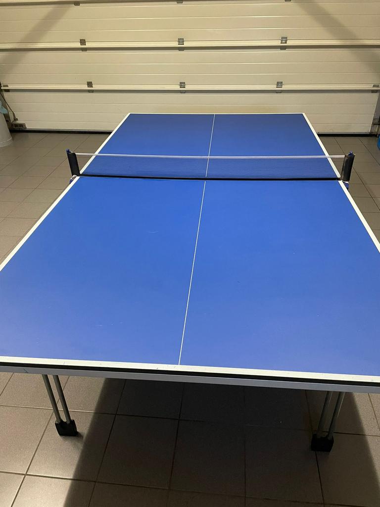 Pingpongtafel indoor, Sport en Fitness, Tafeltennis, Ophalen, Gebruikt, Tafel Indoor, Verrijdbaar