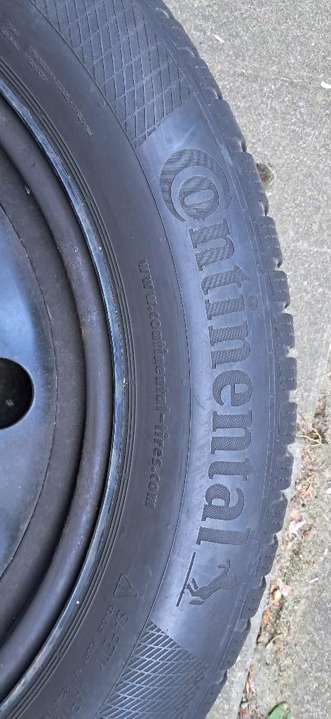 lot de 4 jantes avec pneus 225/55 R 17, Ophalen, Gebruikt, 17 inch, All Season