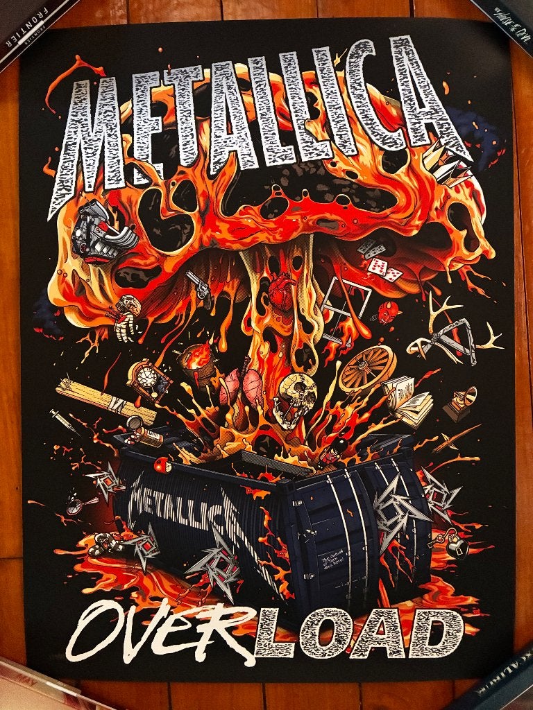 Metallica official black box reload poster sold out mint, Cd's en Dvd's, Ophalen of Verzenden, Nieuw in verpakking, Metal, Boxset