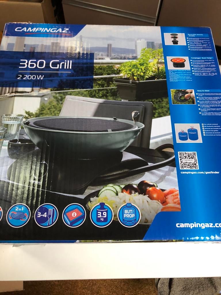 Tafel-campingbbq, Ophalen, Nieuw