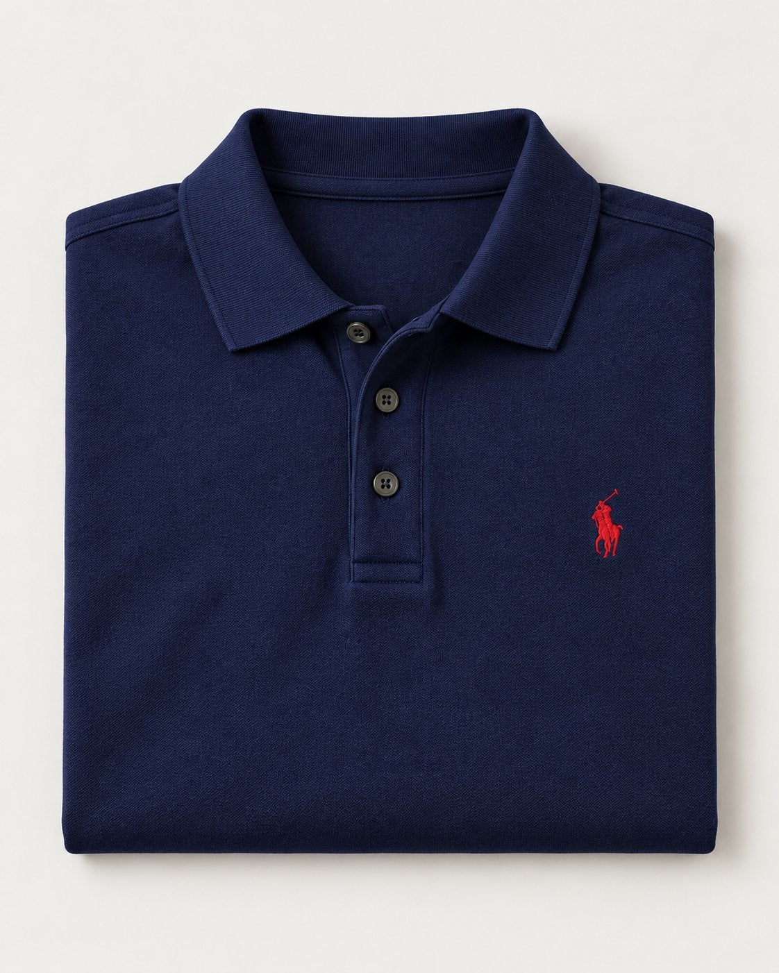 Polo Ralph Lauren bleu foncé, Enlèvement ou Envoi, Comme neuf, Rouge